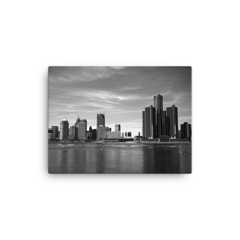 Detroit Skyline - Canvas