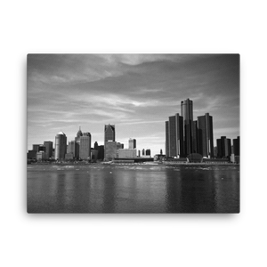 Detroit Skyline - Canvas