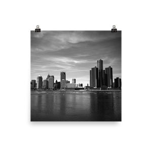 Detroit Skyline - Print