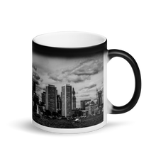 Load image into Gallery viewer, Boston Skyline - Matte Black Magic Mug