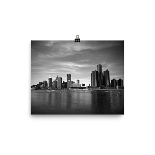 Detroit Skyline - Print