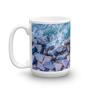 Boston Harbor Rocky Shore - Mug