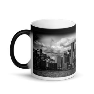 Boston Skyline - Matte Black Magic Mug
