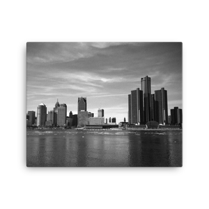 Detroit Skyline - Canvas