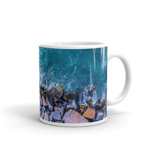 Boston Harbor Rocky Shore - Mug