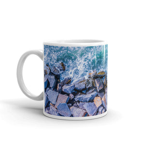 Boston Harbor Rocky Shore - Mug