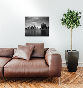 Detroit Skyline - Metal Print