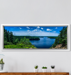 Huron National Forest - Framed Canvas